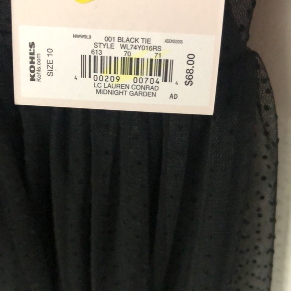 Black Tulle Dress - Picture 4 of 10